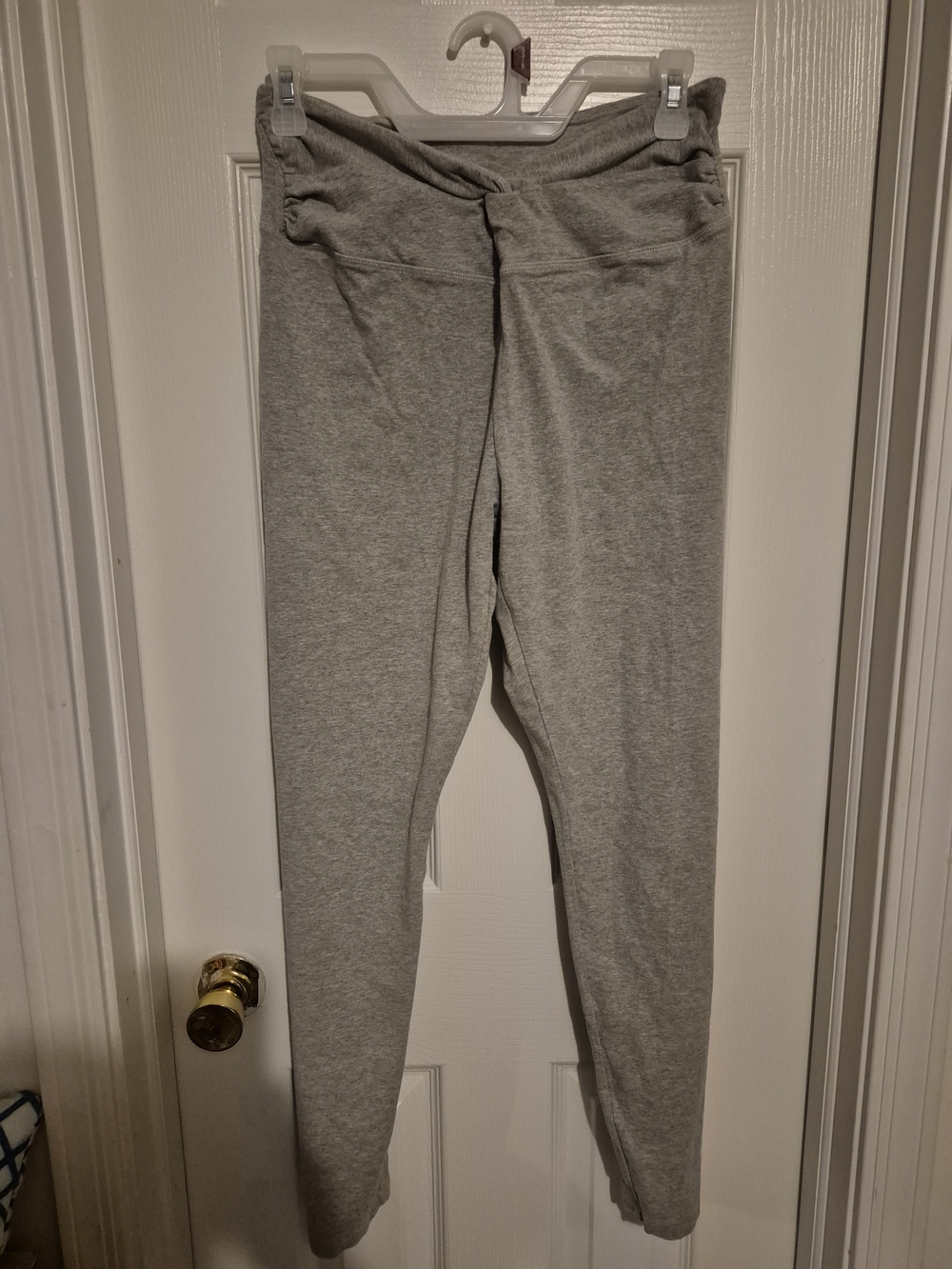 PINK Victoria's Secret Gray Stretch Knit Leggings
